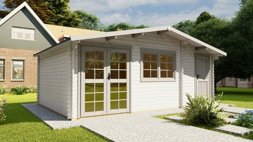 Log cabin johanna 6mx3m - cabin, 6mx3m/40mm